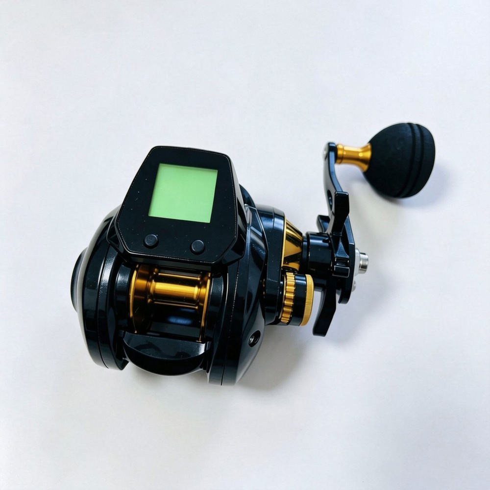 Fishing Boat Depth Finder - Digital Baitcasting Fishing Reel Memory Alarm