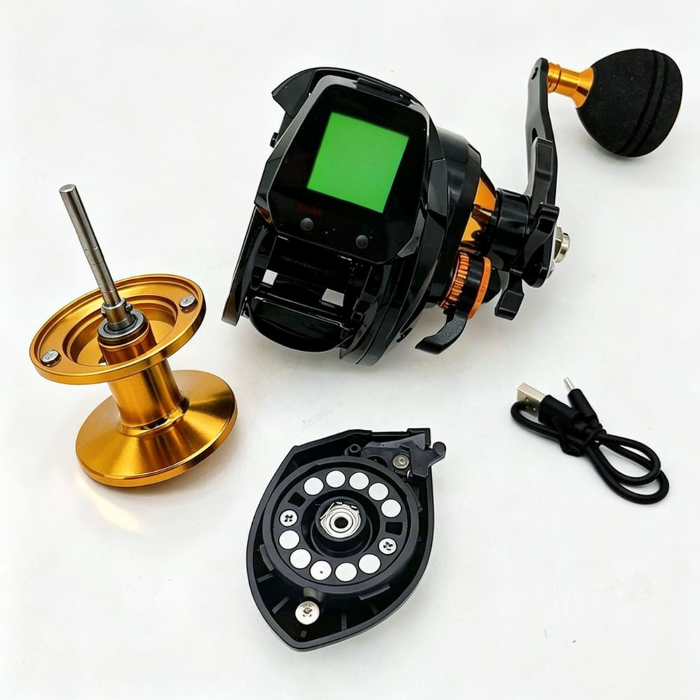 Digital Baitcasting Fishing Re - Fishing Boat Depth Finder recension och pris