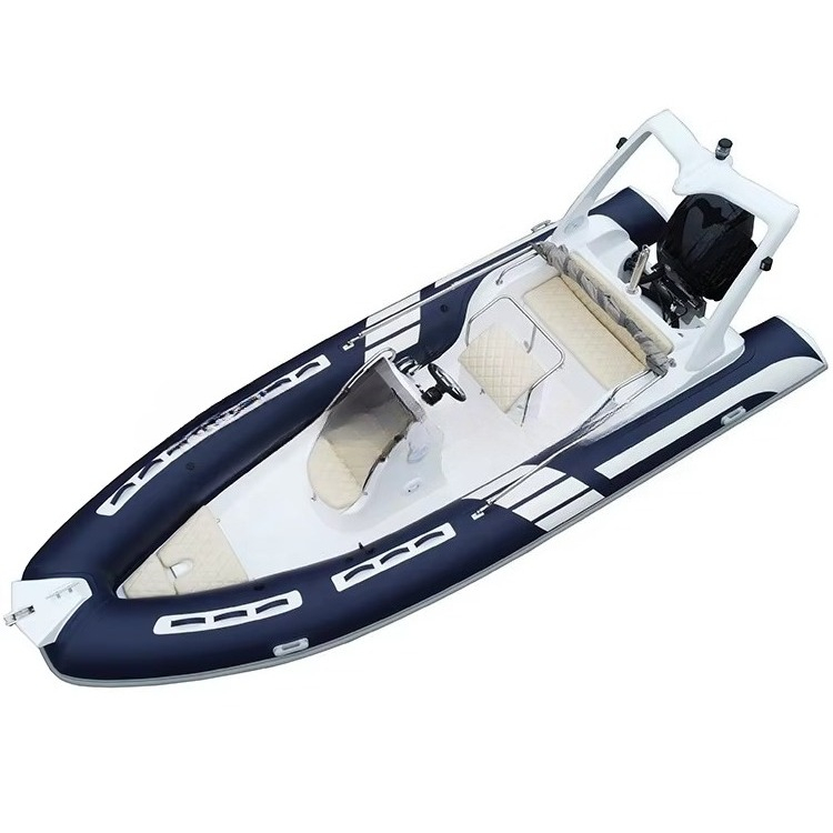 Blue Color 19 Foot PVC air Pon - Fishing Boat Fiberglass recension och pris