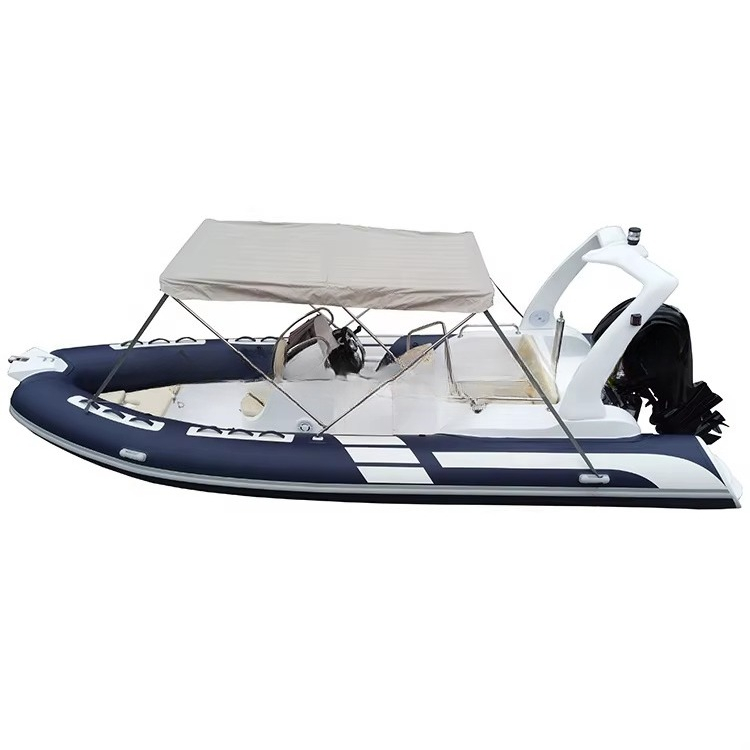 Blue Color 19 Foot PVC air Pon - Fishing Boat Fiberglass recension och pris