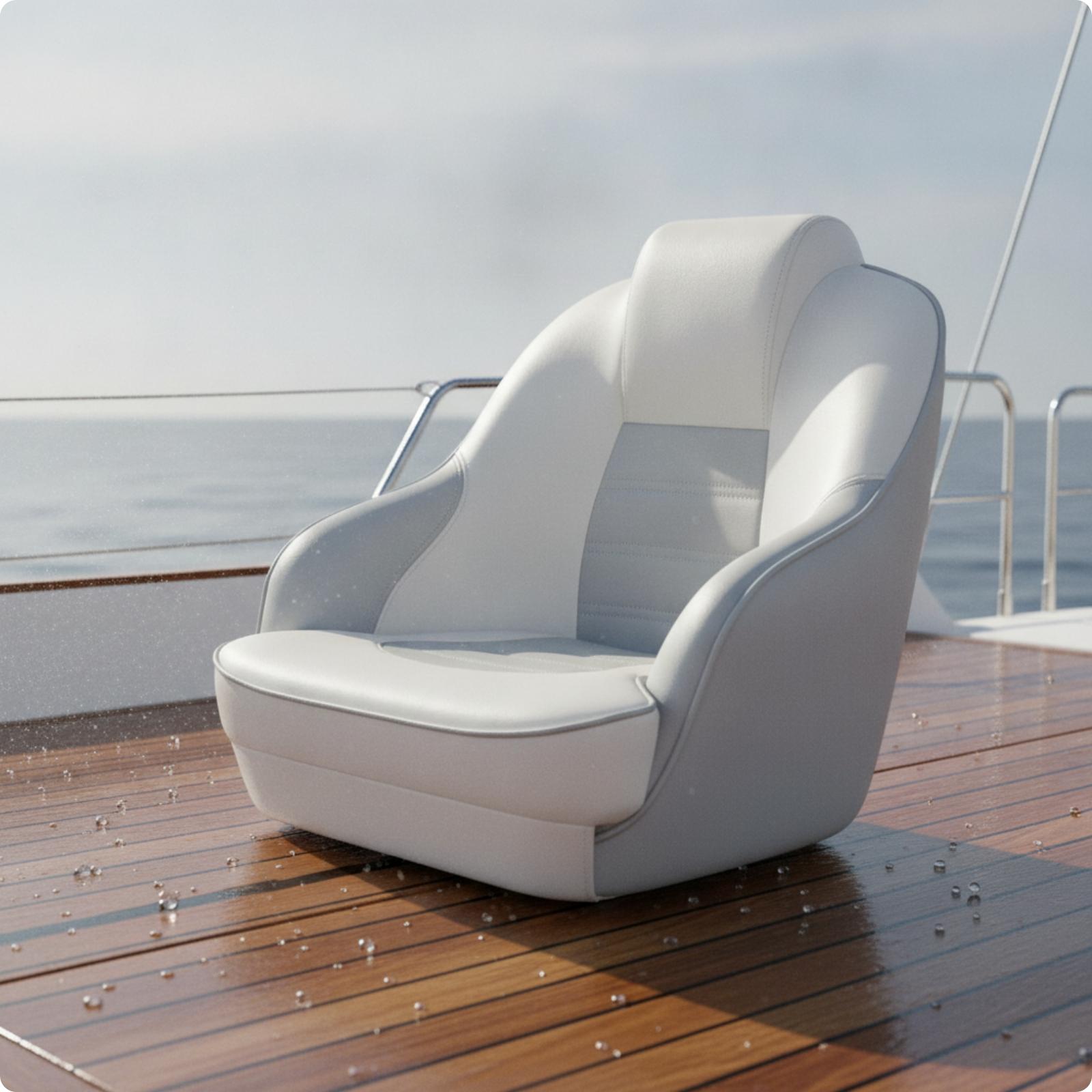 Marine Captain Seat High Back  - Fishing Boat Seat recension och pris